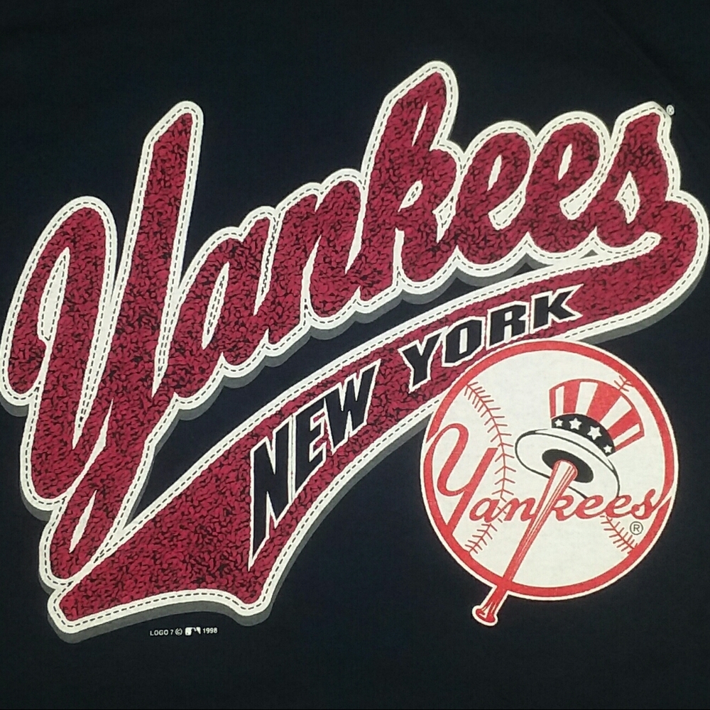 Vintage 90s New York Yankees Puffy Ink t shirt - Picture 4 of 4